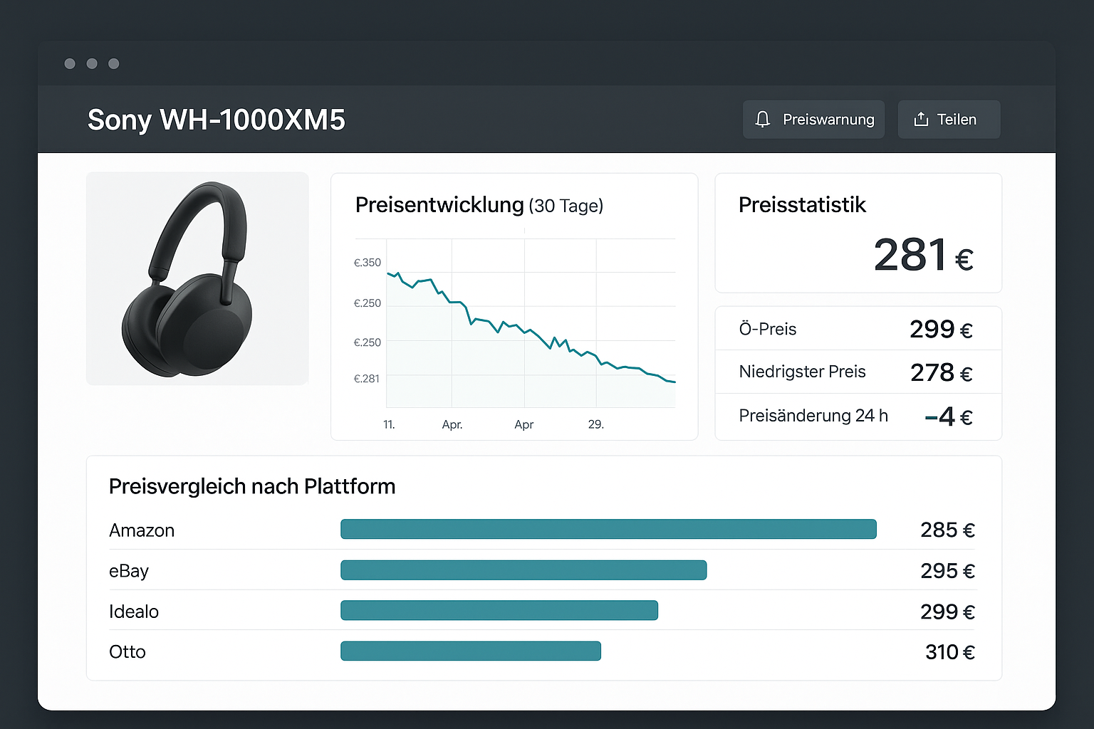 PriceTrack Pro Product Page